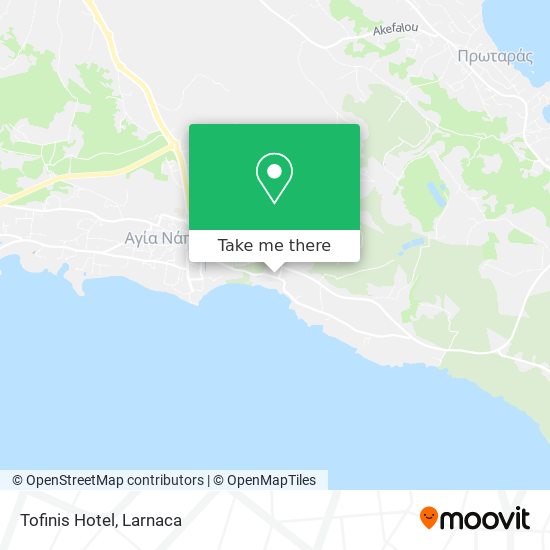 Tofinis Hotel map