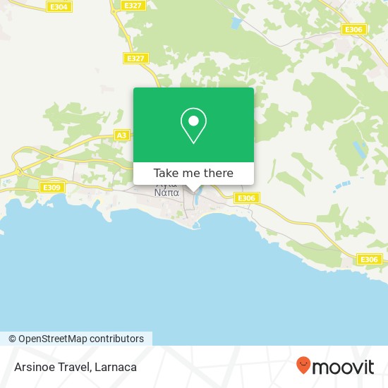 Arsinoe Travel map