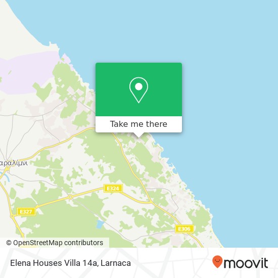 Elena Houses Villa 14a χάρτης