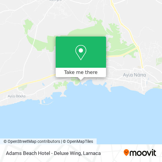 Adams Beach Hotel - Deluxe Wing map