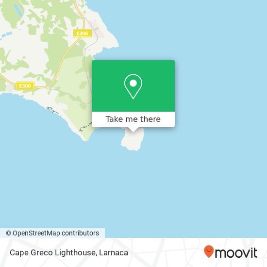 Cape Greco Lighthouse χάρτης