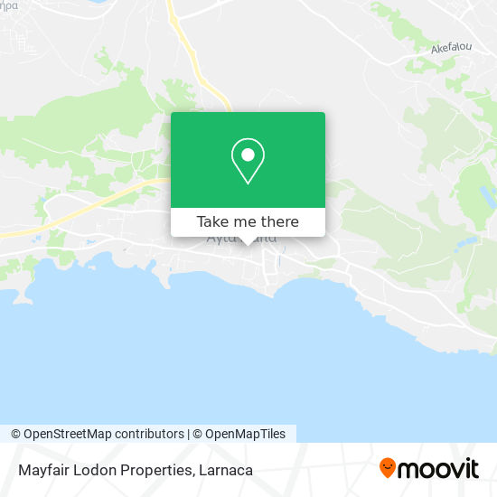 Mayfair Lodon Properties χάρτης