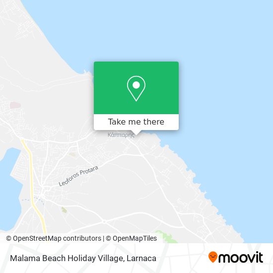 Malama Beach Holiday Village χάρτης