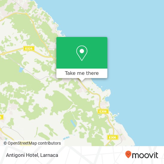 Antigoni Hotel χάρτης