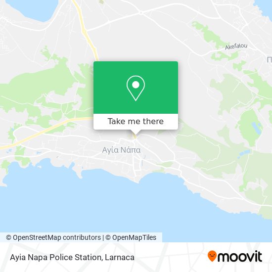Ayia Napa Police Station χάρτης
