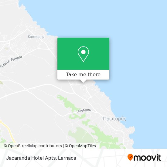 Jacaranda Hotel Apts χάρτης