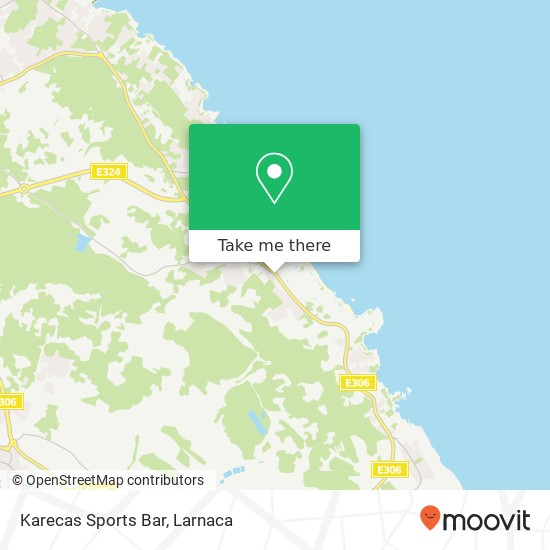 Karecas Sports Bar map