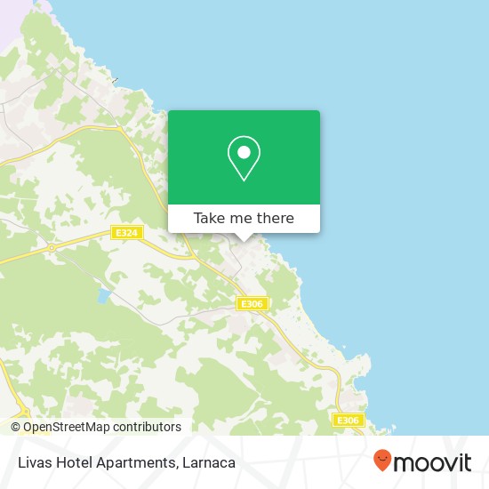 Livas Hotel Apartments χάρτης