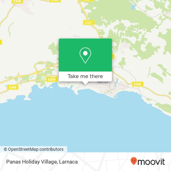 Panas Holiday Village χάρτης