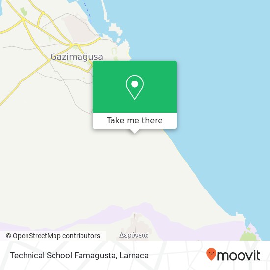 Technical School Famagusta map