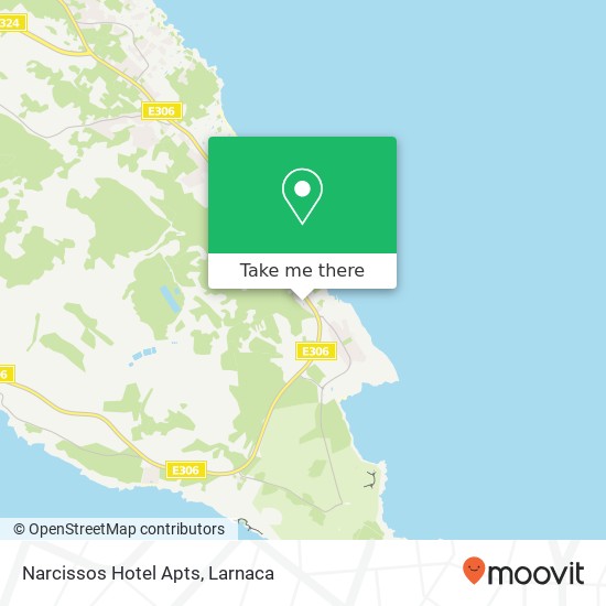 Narcissos Hotel Apts map