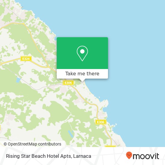 Rising Star Beach Hotel Apts map