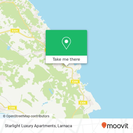 Starlight Luxury Apartments map