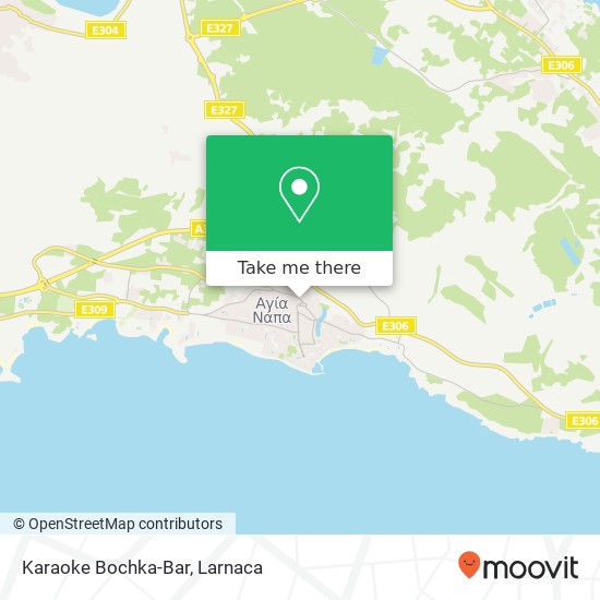 Karaoke Bochka-Bar map