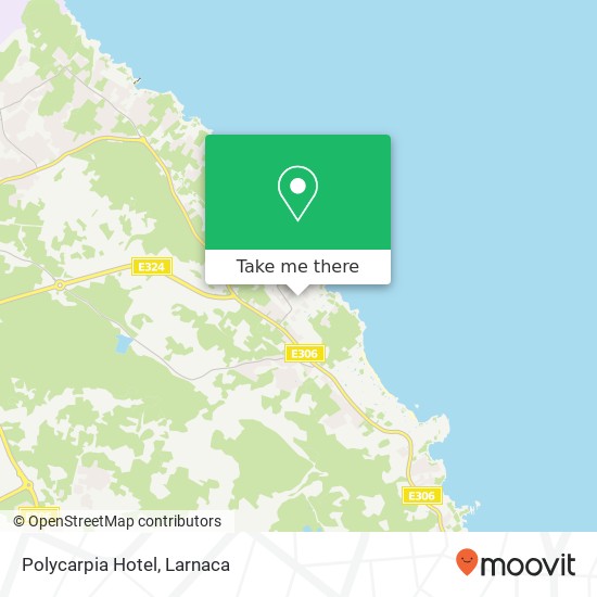 Polycarpia Hotel χάρτης