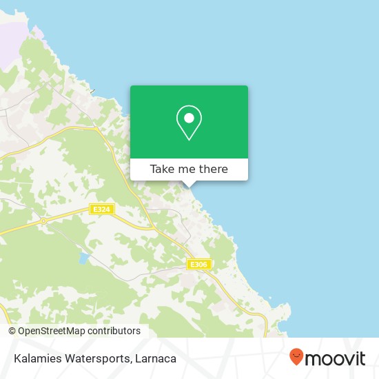 Kalamies Watersports map