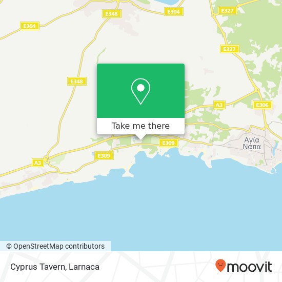 Cyprus Tavern map