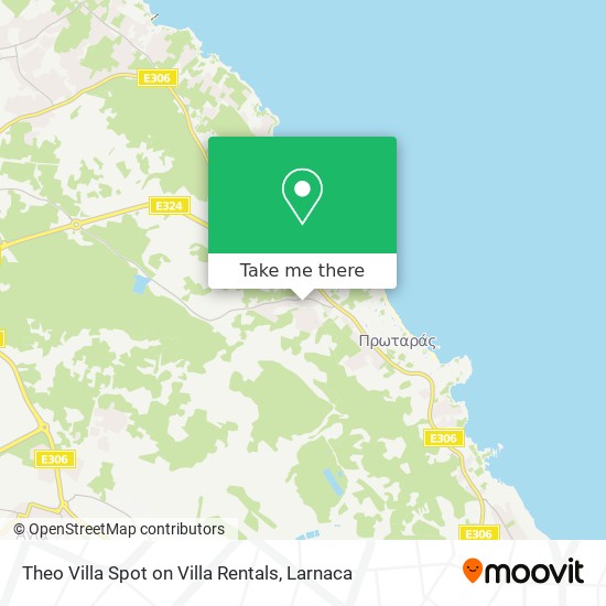 Theo Villa Spot on Villa Rentals map