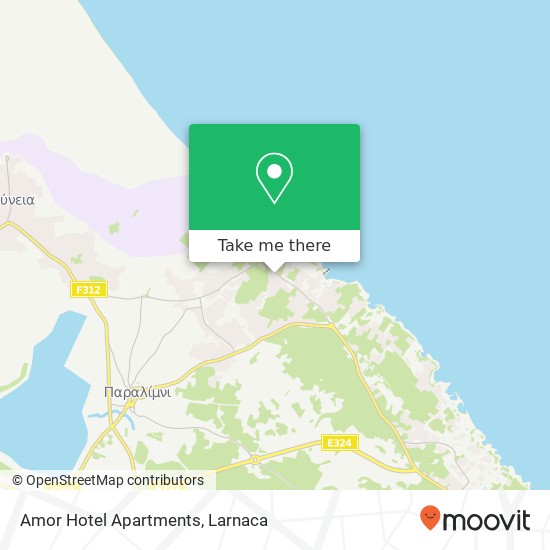 Amor Hotel Apartments χάρτης