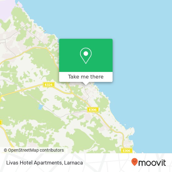 Livas Hotel Apartments χάρτης