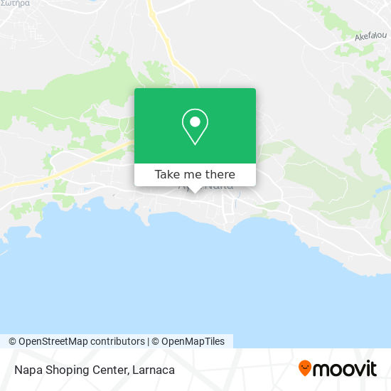Napa Shoping Center map
