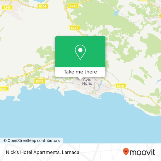 Nick's Hotel Apartments map