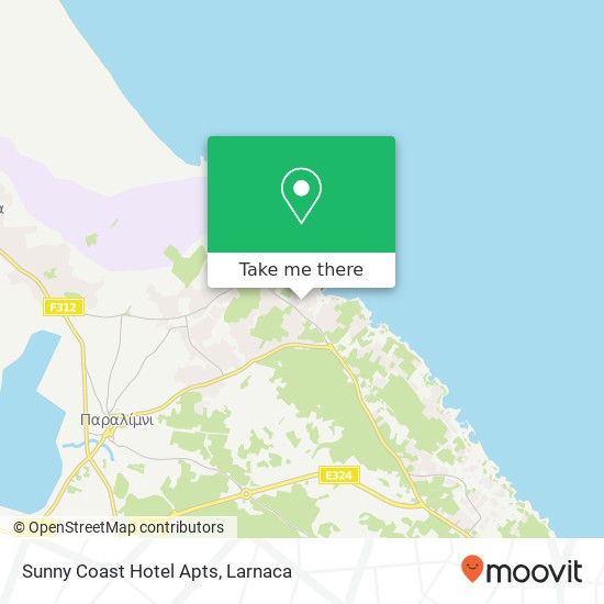 Sunny Coast Hotel Apts χάρτης