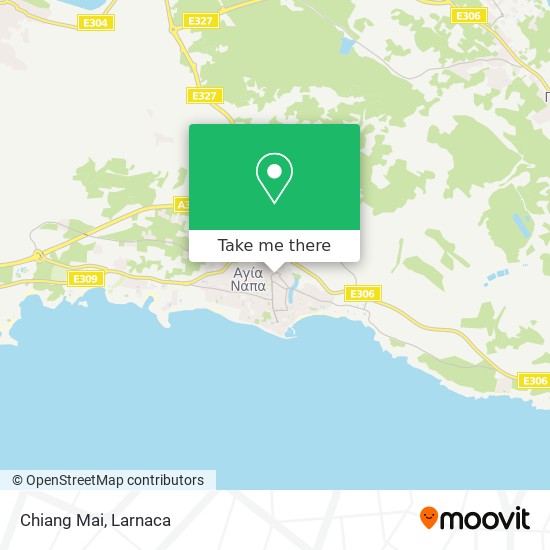 Chiang Mai χάρτης