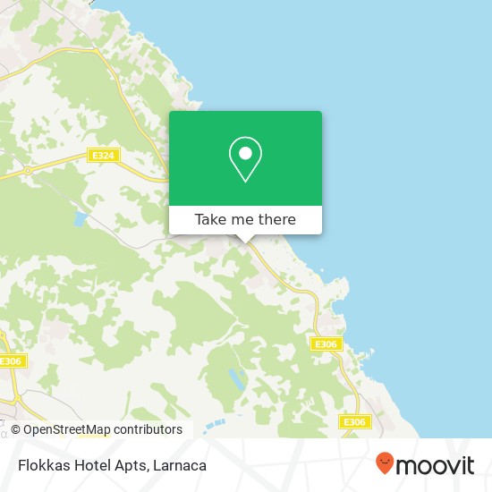 Flokkas Hotel Apts χάρτης