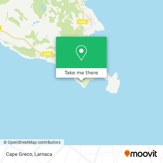 Cape Greco χάρτης