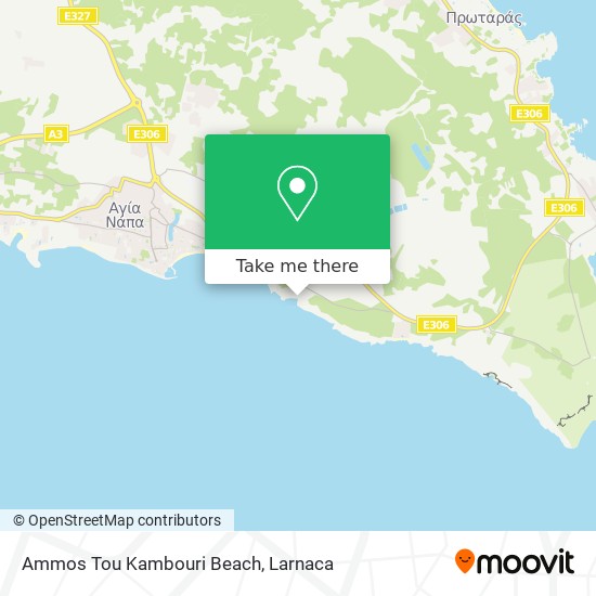 Ammos Tou Kambouri Beach χάρτης