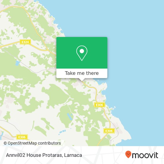 Annvil02 House Protaras χάρτης