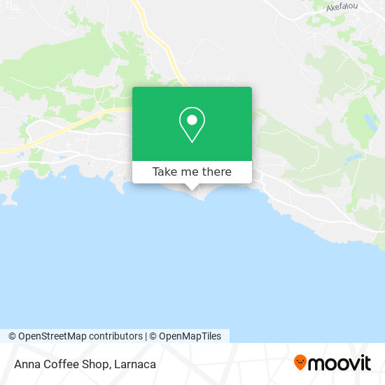 Anna Coffee Shop map