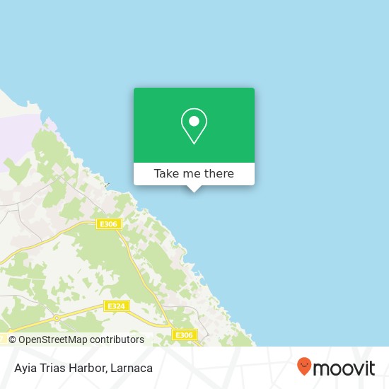 Ayia Trias Harbor map
