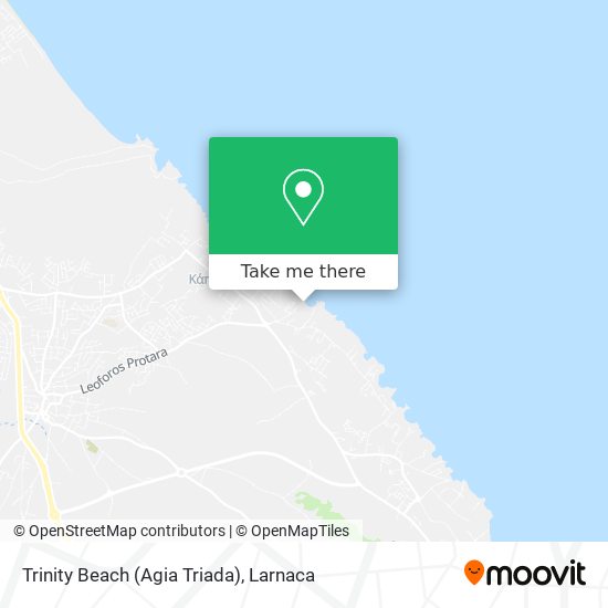 Trinity Beach (Agia Triada) χάρτης