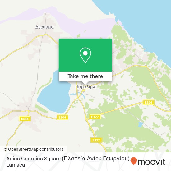 Agios Georgios Square (Πλατεία Αγίου Γεωργίου) χάρτης