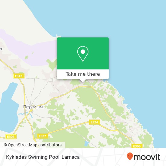 Kyklades Swiming Pool map