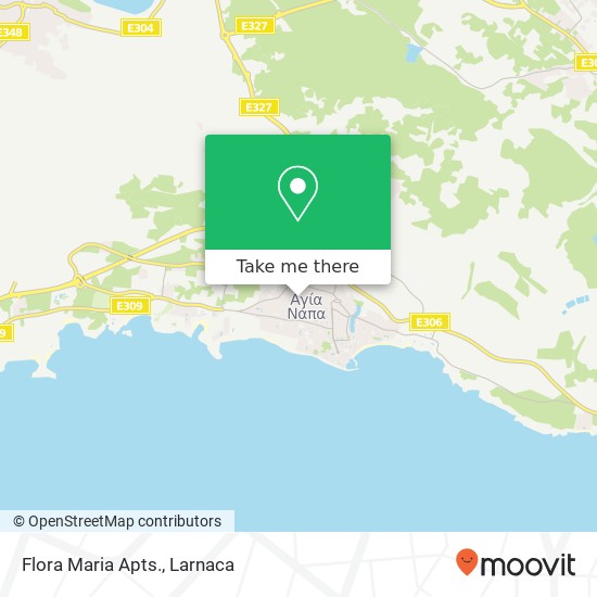 Flora Maria Apts. map