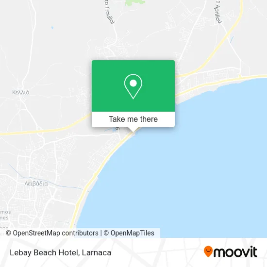 Lebay Beach Hotel map