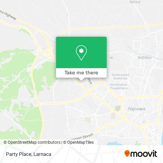 Party Place map