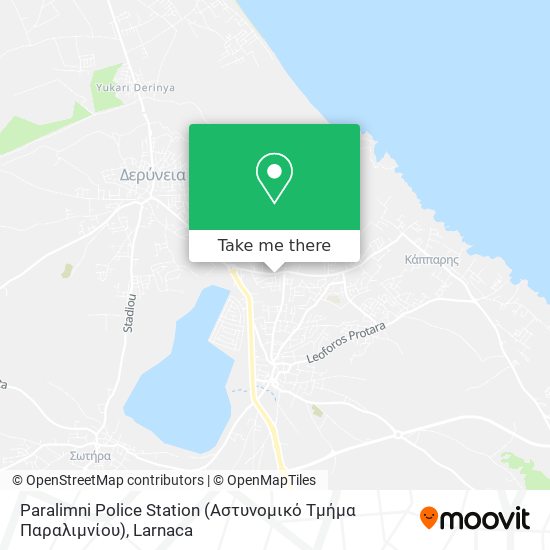 Paralimni Police Station (Αστυνομικό Τμήμα Παραλιμνίου) χάρτης