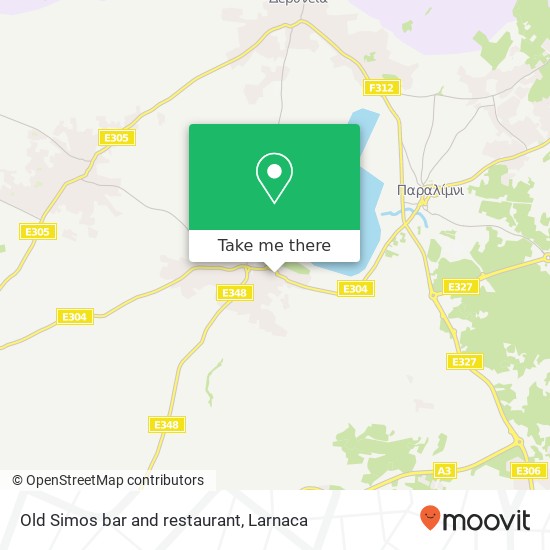 Old Simos bar and restaurant χάρτης