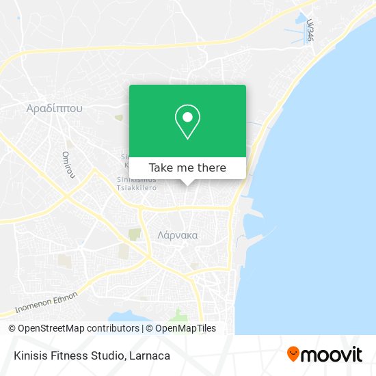 Kinisis Fitness Studio χάρτης