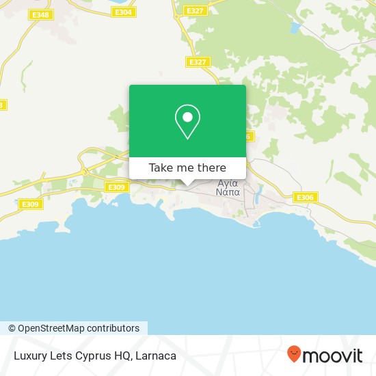 Luxury Lets Cyprus HQ χάρτης