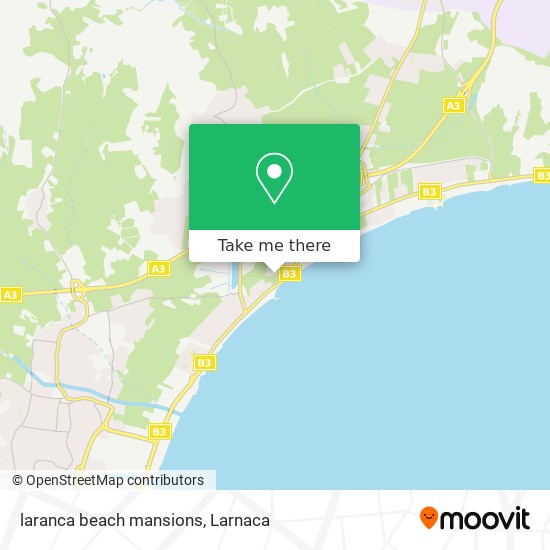 laranca beach mansions χάρτης