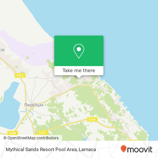 Mythical Sands Resort Pool Area map