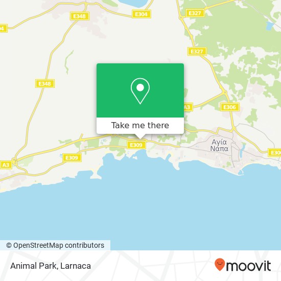 Animal Park map