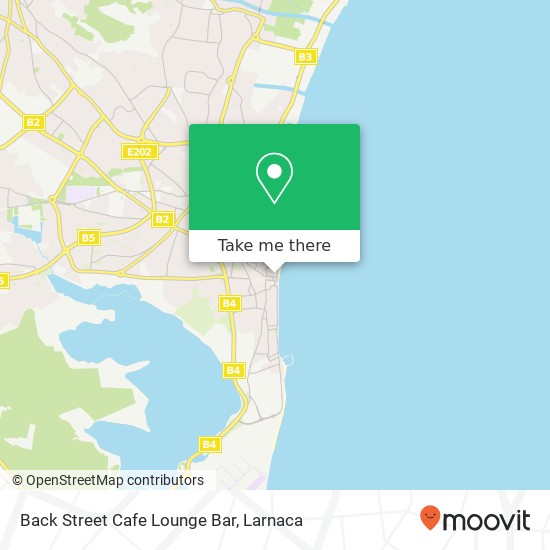 Back Street Cafe Lounge Bar map