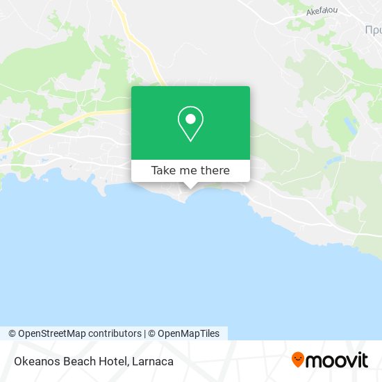 Okeanos Beach Hotel map