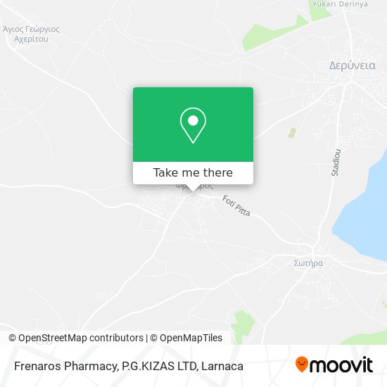 Frenaros Pharmacy, P.G.KIZAS LTD χάρτης